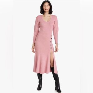 Self Portrait midi dress - size S - pink